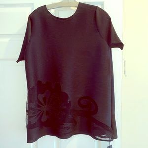 Black Stretch Venus Jeans Top